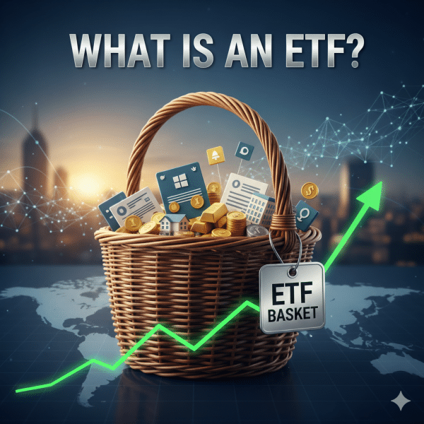 S&P 500 로고와 ETF라는 글자가 겹쳐져 보이는 이미지